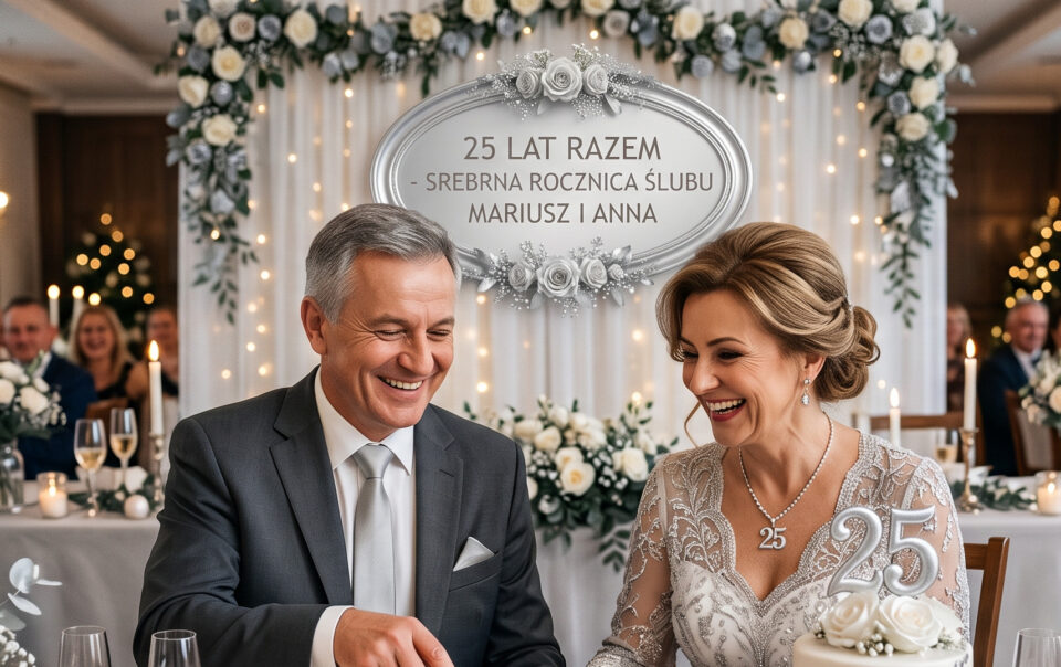 25 rocznica ślubu Srebrna