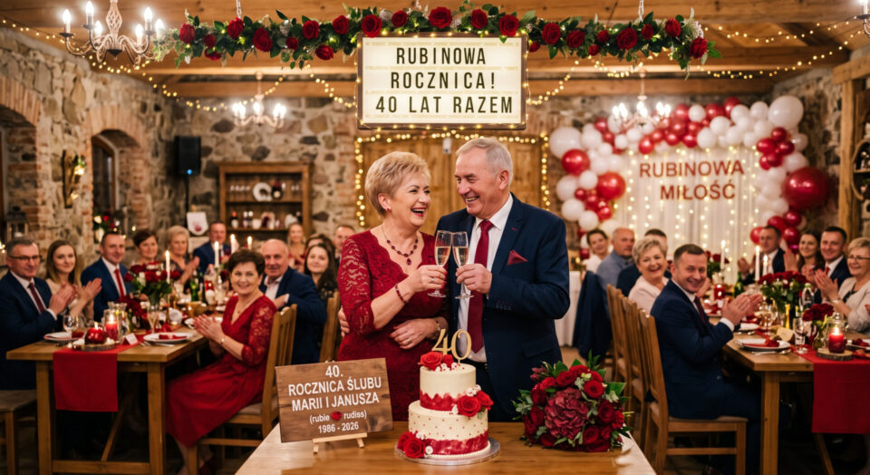 40 rocznica ślubu Rubinowa