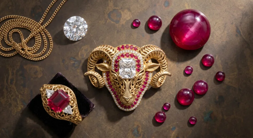Biżuteria dla zodiakalnego Barana
