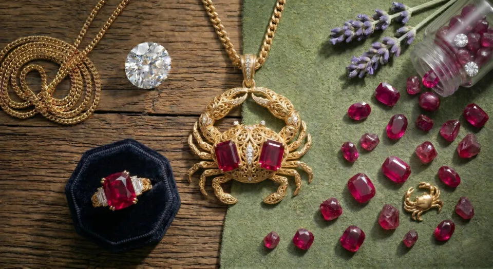 Biżuteria dla zodiakalnego Raka