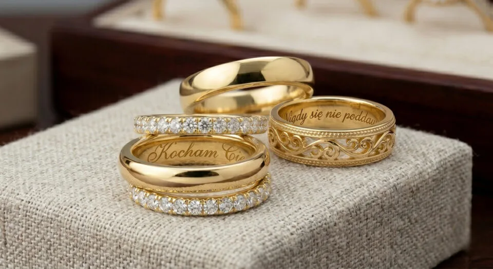 Czy pierścionek zaręczynowy można nosić razem z obrączką