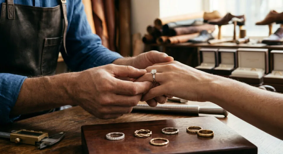 Jak dobrać obrączki ślubne do pierścionka zaręczynowego?
