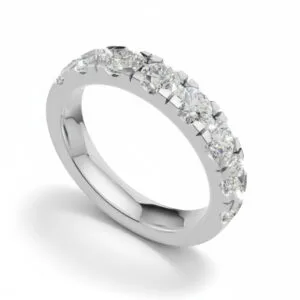 Pierścionek z diamentami RINGS oprawa łapkowa z białego złota 1.36 ct