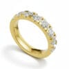 Pierścionek z diamentami RINGS oprawa łapkowa z żółtego złota 1.36 ct
