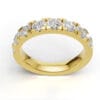Pierścionek z diamentami RINGS oprawa łapkowa z żółtego złota 1.36 ct (2)