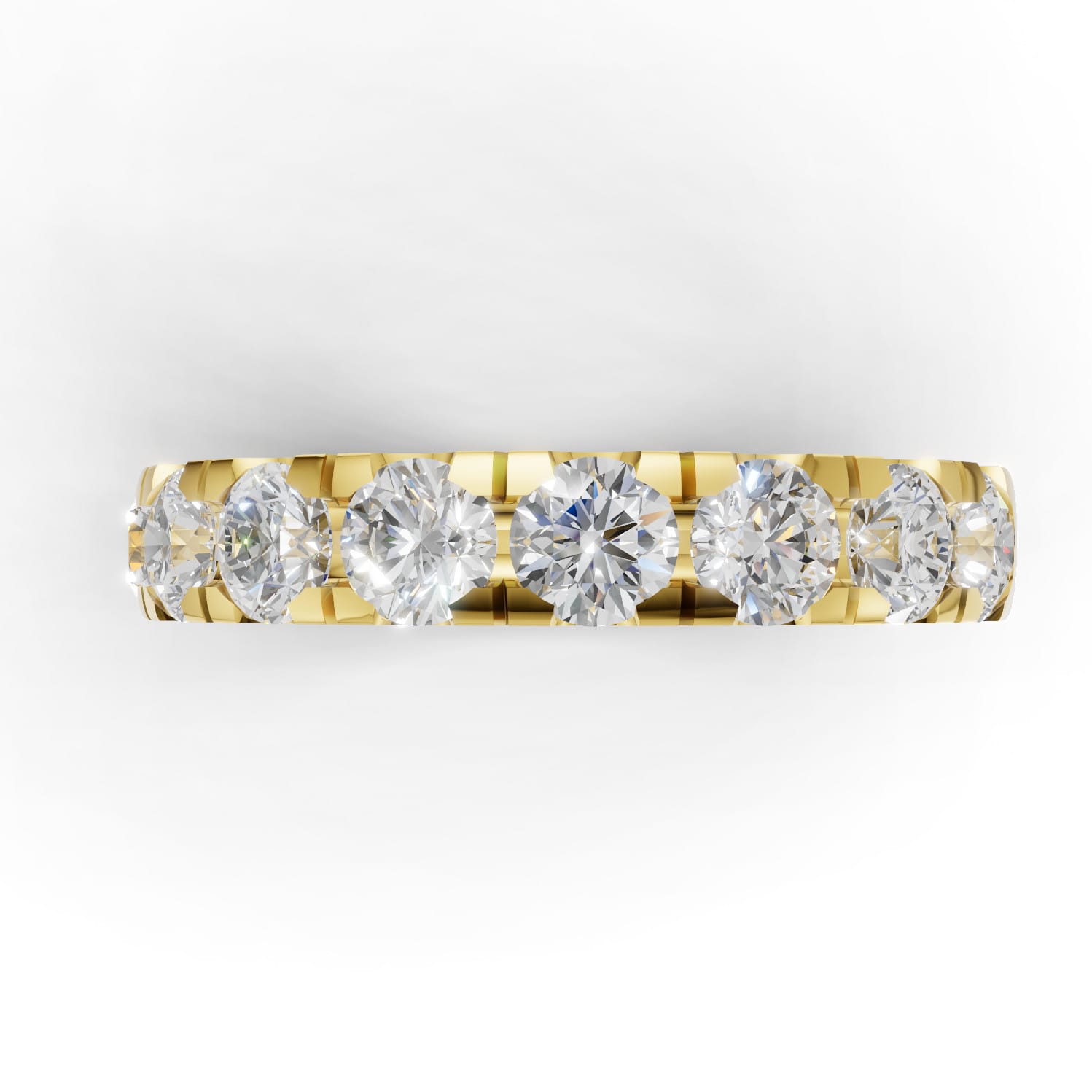 Pierścionek z diamentami RINGS oprawa łapkowa z żółtego złota 1.36 ct (3)