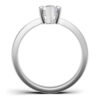 Pierścionek zaręczynowy Gabrielle w białym złocie z diamentem laboratoryjnym w szlifie markizy 0.50 ct (3)