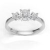 Pierścionek zaręczynowy Olivia z białego złota z diamentami 0.40 ct GESELLE (2)