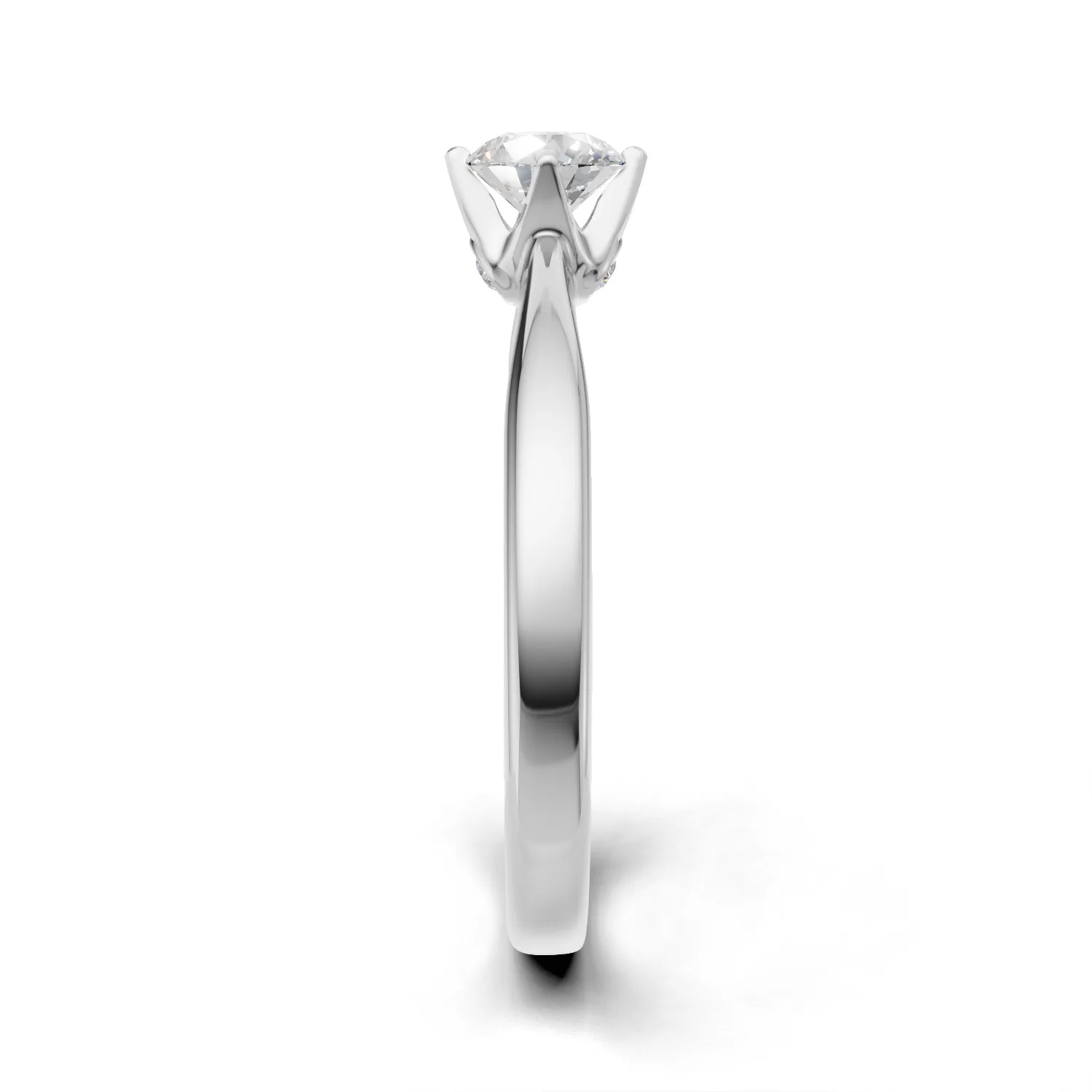 Pierścionek zaręczynowy z diamentami Pari II z białego złota 0.33 ct GESELLE (4)