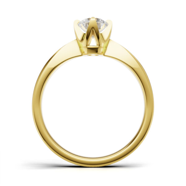 Pierścionek zaręczynowy z diamentem Classic II z żółtego złota 0.50 ct GESELLE