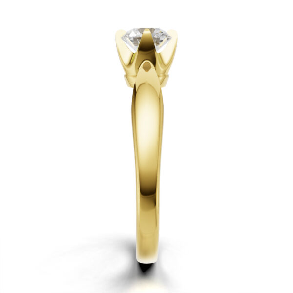 Pierścionek zaręczynowy z diamentem Classic II z żółtego złota 0.50 ct GESELLE