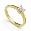 Pierścionek zaręczynowy z diamentem Classic IV z żółtego złota 0.40 ct GESELLE