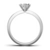 Pierścionek zaręczynowy z diamentem Loreta z białego złota 0.50 ct GESELLE (2)