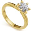 Loreta to elegancki pierścionek zaręczynowy wykonany z białego złota próby 585, ozdobiony naturalnym diamentem o masie 0.70 ct, który zachwyca ponadczasową klasyką, subtelnym blaskiem i symbolizuje trwałość najpiękniejszych uczuć.