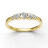 Pierścionek zaręczynowy z żółtego złota Sophia z diamentami 0.26 ct (2)