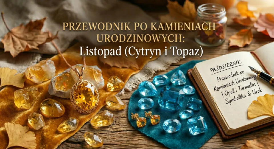 Przewodnik po kamieniach urodzinowych Listopad (Cytryn i Topaz)