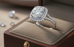 Pierścionek zaręczynowy w stylu glamour